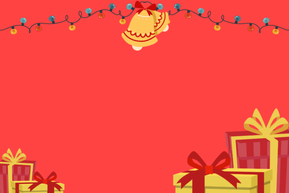 Christmas Background Red Illustrations for Holiday Content
