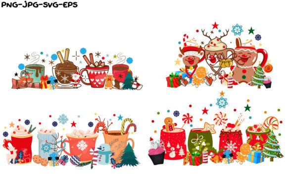 Christmas Coffee Collection, Christmas Illustrations Review