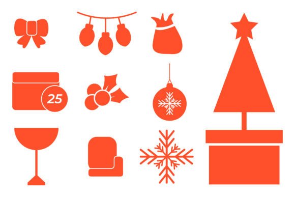 Christmas Decor Ornament Clipart for Branding and Marketing
