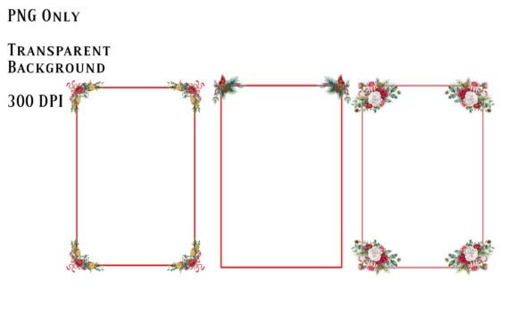 Christmas Frames 1 Illustrations for Branding and Marketing