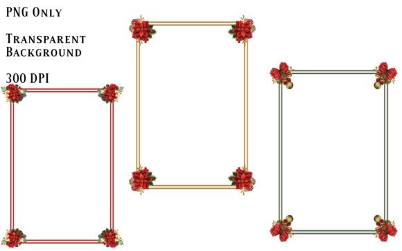 Christmas Frames 7 Illustrations for Digital Product Creators