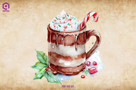 Christmas Hot Cocoa Clipart 7 Review for Illustrations
