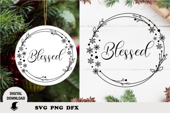 Christmas Ornaments, Nativity, Blessed Illustrations