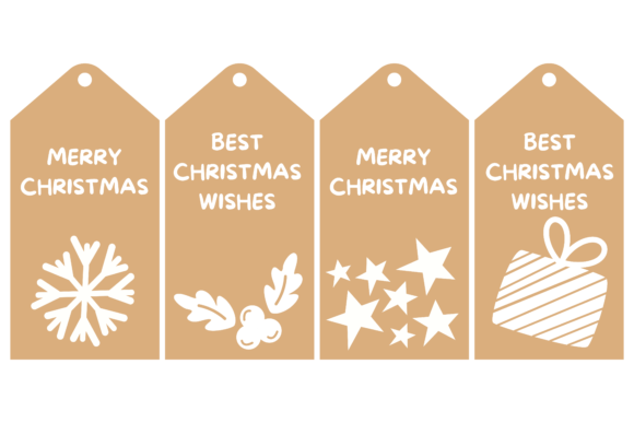 Christmas Tags Printables: Festive Illustrations for Local Brands