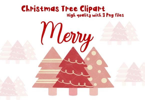 Christmas Tree Clipart PNG for Illustrations