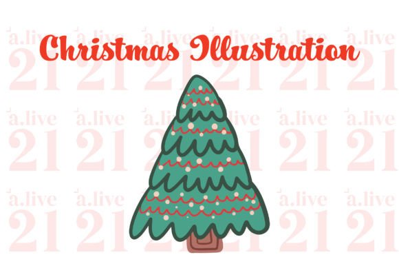 Christmas Tree Clipart SVG for Branding and Marketing