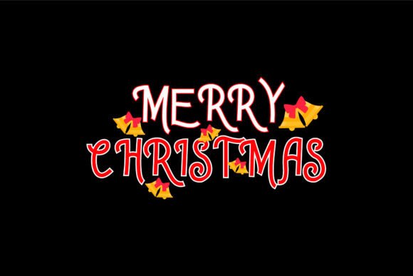 Christmas Typography Cute Design Review