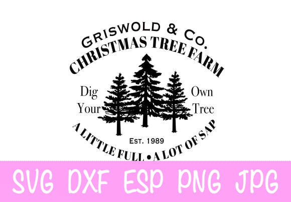 Griswold Christmas Tree Farm SVG Illustrations
