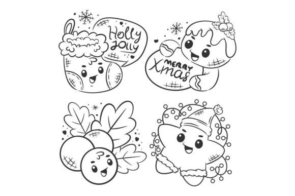 Hand Drawn Christmas Character Review