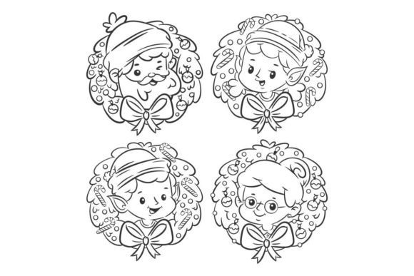 Hand Drawn Christmas Character Set Review