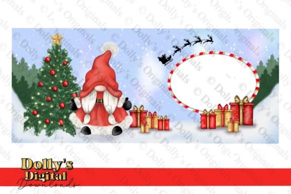 Mrs Claus Christmas Gnome Mug Wrap Illustrations Review