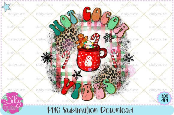 Santa Merry Christmas Retro Sublimation Illustrations