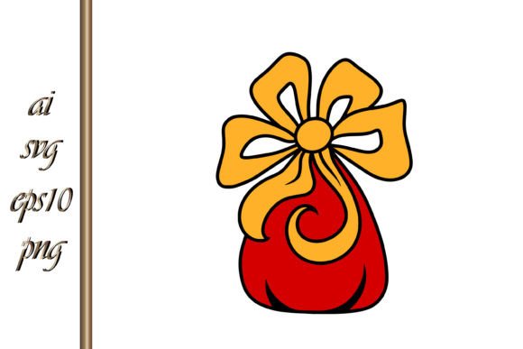 Xmas Christmas Gift Box Cartoon Illustration